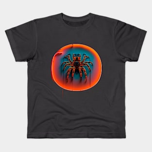 Tarantula Neon Sign Kids T-Shirt